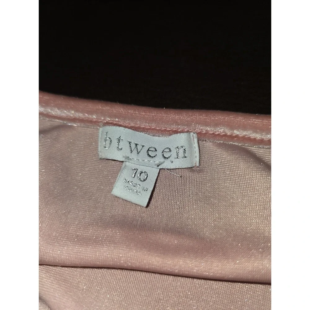 Btween‎ pink sparkle outfit top and skirt wicked inspired size 10 glinda